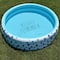 Rae Dunn 4ft. Hello Summer Aqua Polka Dots Mini Pool
